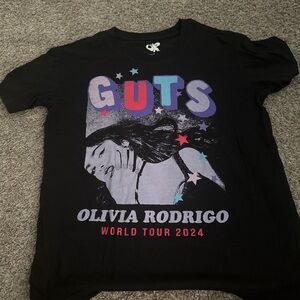 Olivia Rodrigo Black Graphic Tee